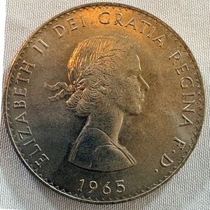 Royal Mint 1965 Churchill Crown Great Britain‎ Winston Churchill Commemorative